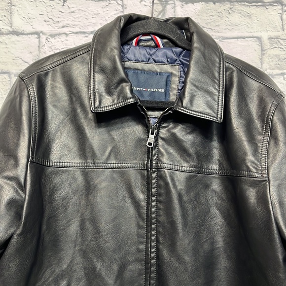 Tommy Hilfiger Jackets & Coats Nwttommy Hilfiger Mens Faux Leather